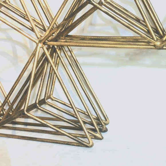 Cost Plus World Market Wall Decor World Market Gold Metal Geometric